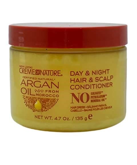 Creme of Nature Argan Oil Hair & Scalp Conditioner 135g – Day & Night Moisture Care