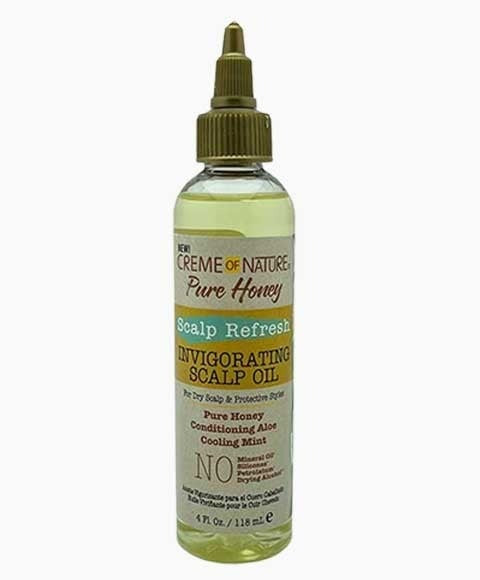 Creme of Nature Pure Honey Scalp Oil 118ml – Invigorating Moisture & Scalp Care