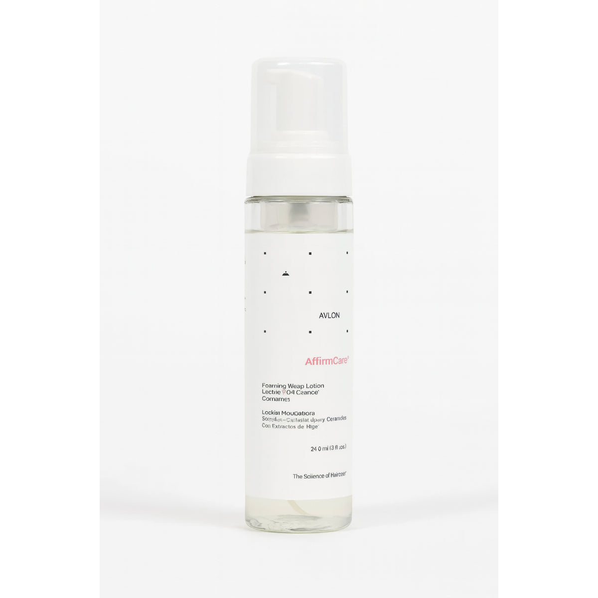 Avlon AffirmCare Style Right Foam Lotion – Lightweight Styling Foam for Smooth Hold