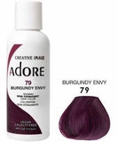 ADORE SHINING SEMI PERMANENT HAIR COLOR BURGUNDY ENVY