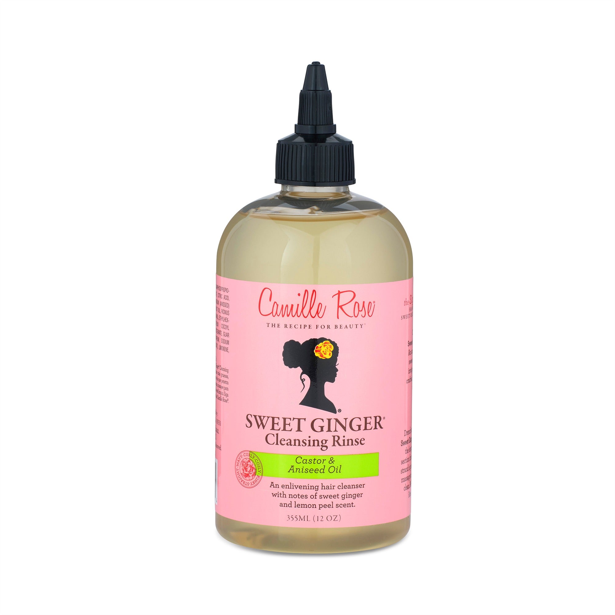 Camille Rose Sweet Ginger Cleansing Rinse 355 ml – Gentle Cleanse & Scalp Refresh