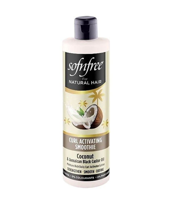 Sofnfree Curl Activating Smoothie 350 ml – Coconut & Jamaican Black Castor Oil