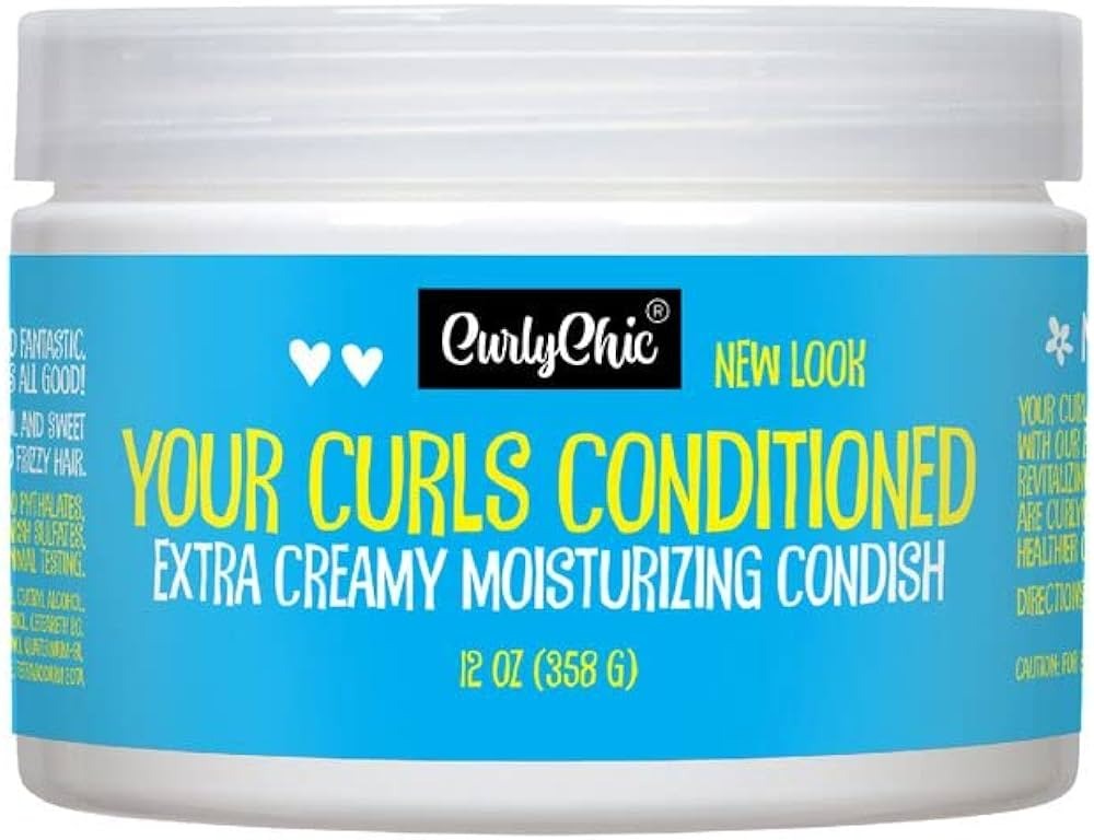 Curly Chic Your Curls Conditioned Extra Creamy Moisturizing Condish 358g – Leave-In Curl Moisture Care
