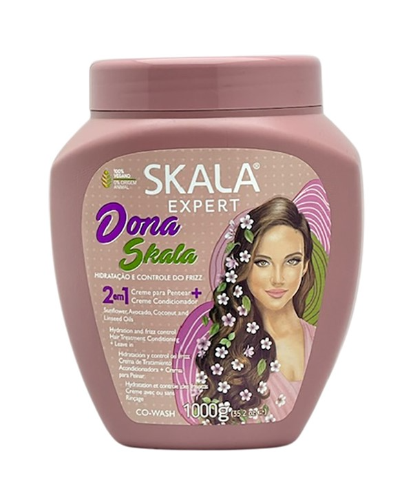 Skala Expert Dona Skala 2-in-1 Hair Treatment Cream 1000g – Intense Hydration & Frizz Control Care