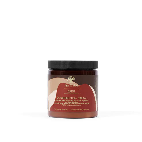 As I Am – Classic – Double Butter Cream | Ultra-Moisturizing Curl Cream for Curly, Coily & Textured Hair