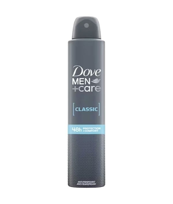 Dove Men+ Care Classic Deodorant Spray 150ml – 48H Protection & Comfort
