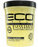 Eco Style Black Castor Oil And Flax Seed Oil Styling Gel