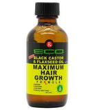 BLACK CASTOR AND FLAXSEED OIL MAXIMUM HAIR GROWTH FORMULA