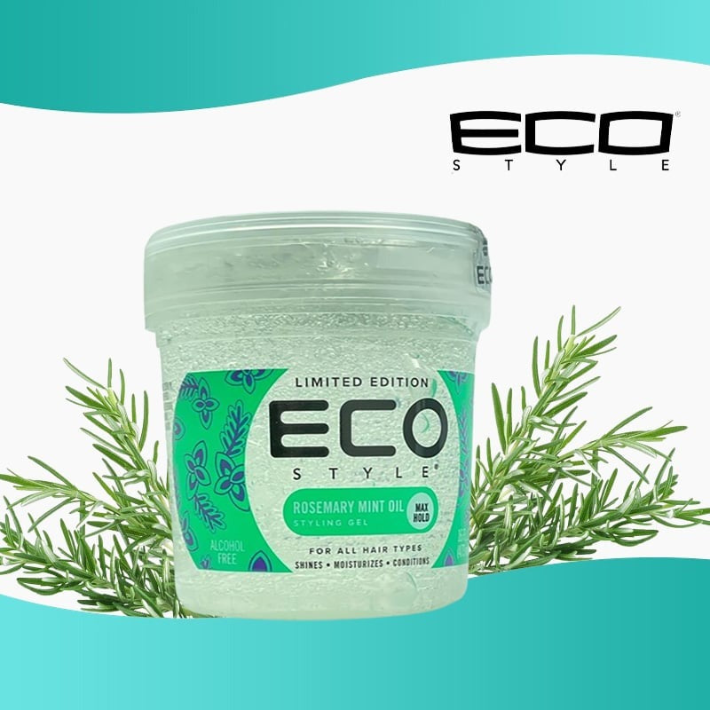 Eco Style Rosemary Mint Oil Styling Gel 473 ml – Limited Edition