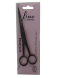 BARBER SCISSORS STAINLESS STEEL BLACK