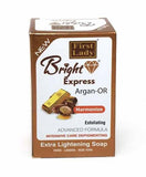 BRIGHT EXPRESS ARGAN EXFOLIATING EXTRA LIGHTENING SOAP - My Hair And beauty