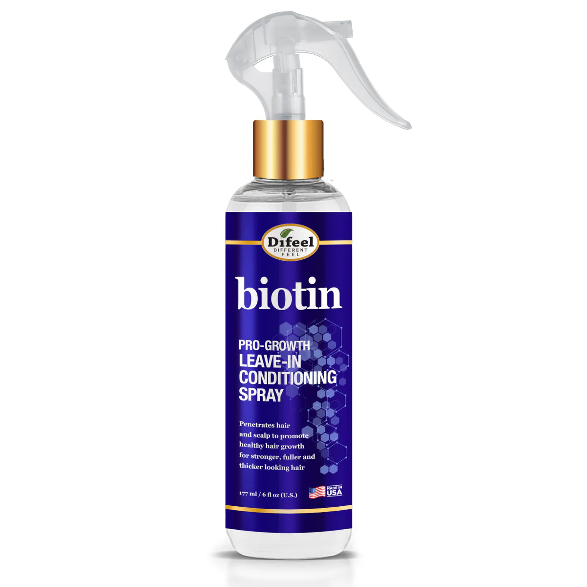 Difeel Elevated Biotin Pro-Growth Leave-In Conditioning Spray 177ML  – Nourishing Hair & Scalp Growth Support