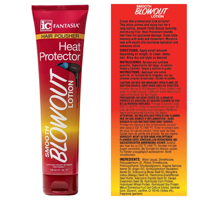 IC Fantasia Heat Protector Smooth Blow Out Lotion 148 ml – Frizz Control & Heat Defense Styling Lotion