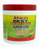 Africa's Best Super Gro hair and scalp conditioner jar on a white background