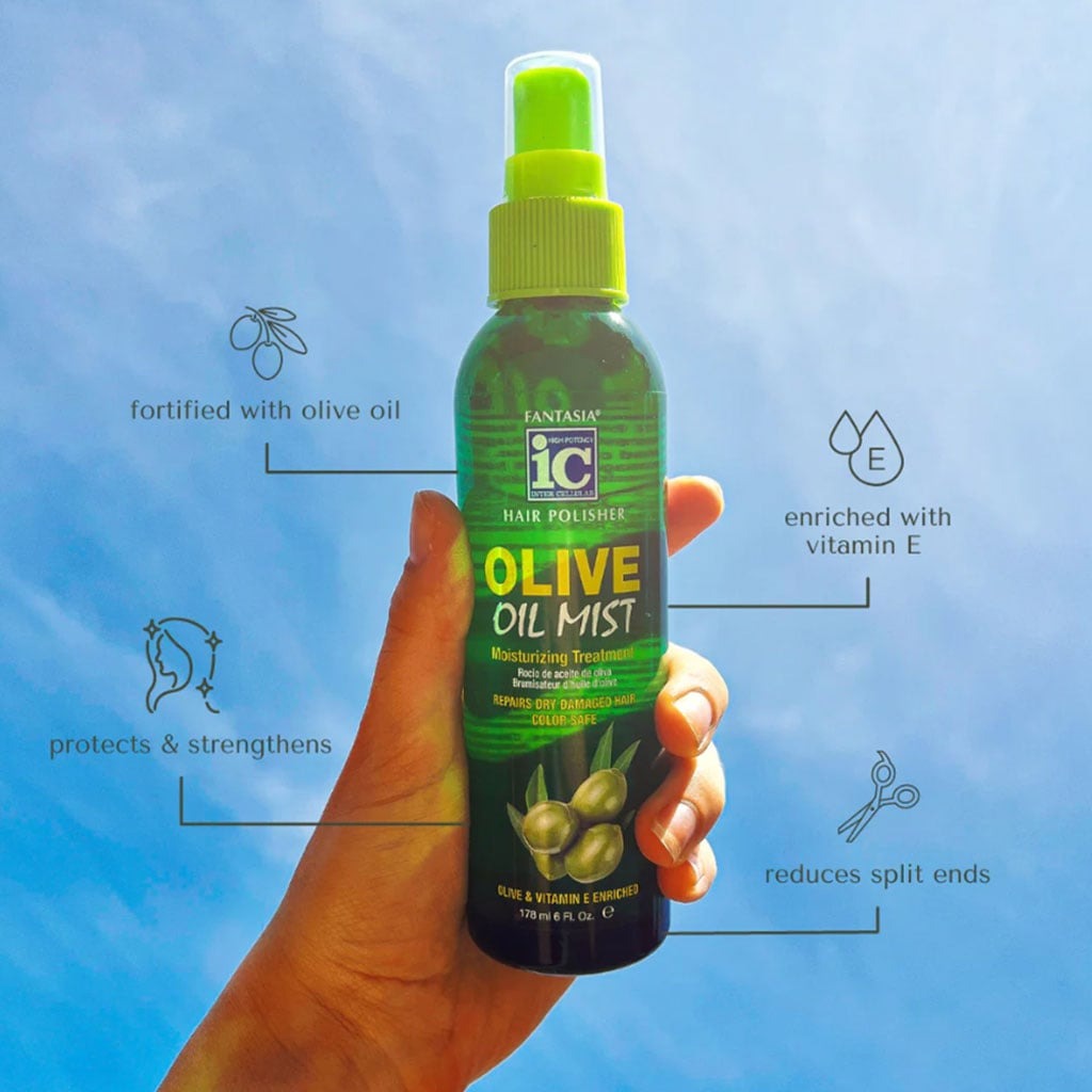 IC Fantasia Olive Oil Mist  178 ml – Nourishing, Strengthening & Shine Spray