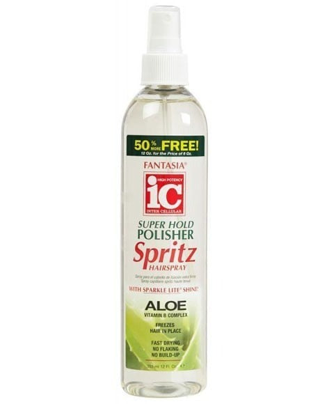 IC Fantasia Super Hold Polisher Spritz Hair Spray 295.7 ml – Super Firm Hold & Styling Control