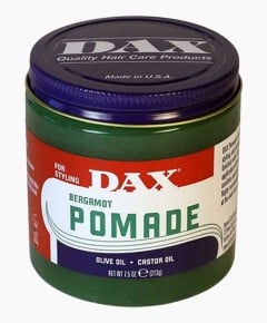 DAX Bergamot Styling Pomade with Olive & Castor Oil 397g – Conditioning Pomade for Dry, Brittle Hair