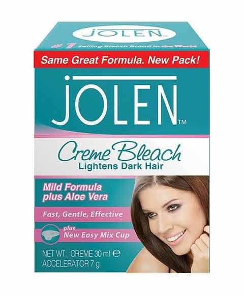 Jolen Creme Bleach Mild Formula Plus Aloe Vera 30/125 ml – Gentle Facial Hair Lightening