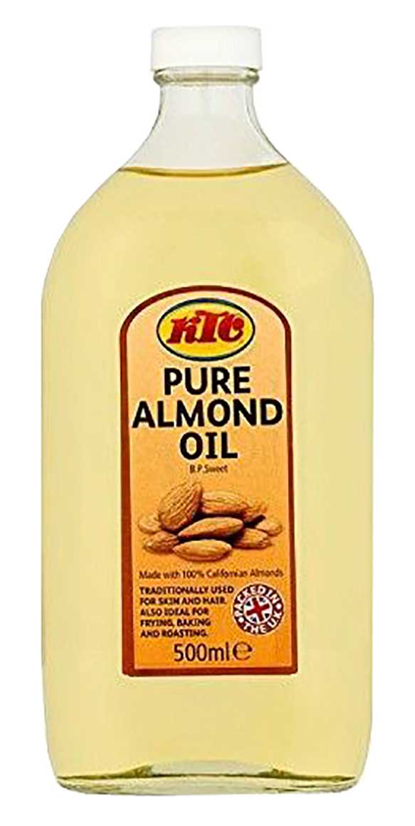 KTC Pure Almond Oil 500ml – Hair Shine, Skin Moisturiser & Edible Oil