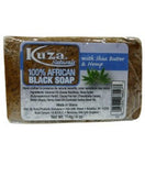 KUZA PERCENT AFRICAN BLACK SOAP WITH SHEA BUTTER AND HEMP