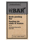 BODY PEELING BAR WITH ACTIVATED CHARCOAL AND LIME OIL