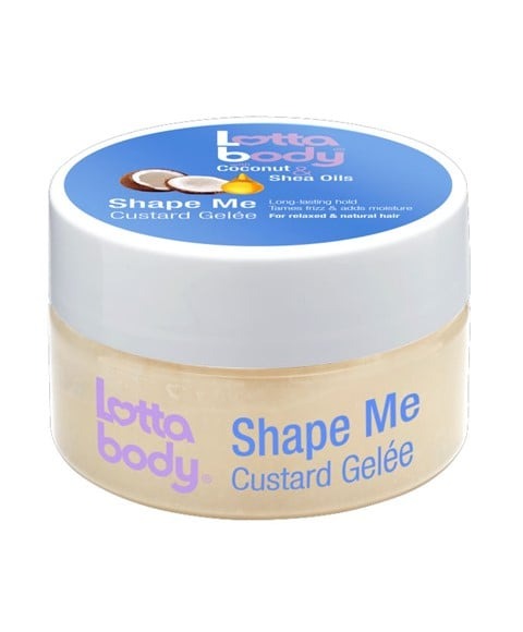 Lottabody Shape Me Custard Gelee 198.4g – Moisture & Long-Lasting Hold Styling Gel