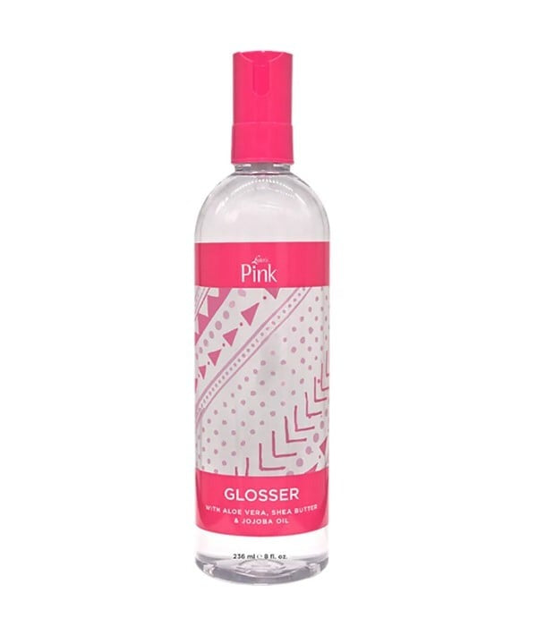 Pink Hair Glosser Spray 236 ml – Frizz-Fighting Shine & Finishing Mist (Silicone-Free)