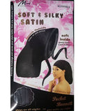 Murry Soft And Silky Satin Pocket Bonnett M3999BLK