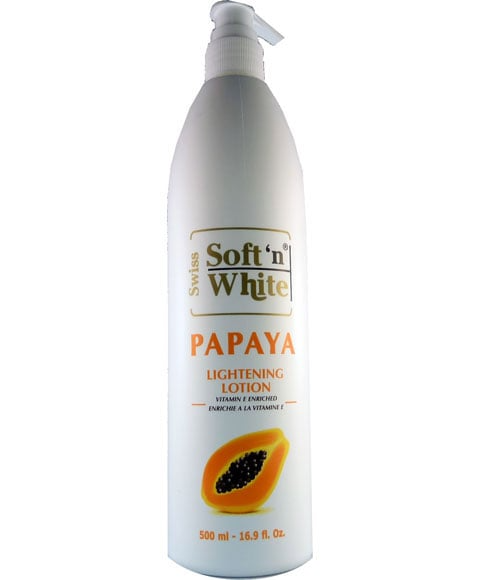 Swiss Soft N White Papaya Lightening Lotion 500 ml – Even Tone & Moisture Care