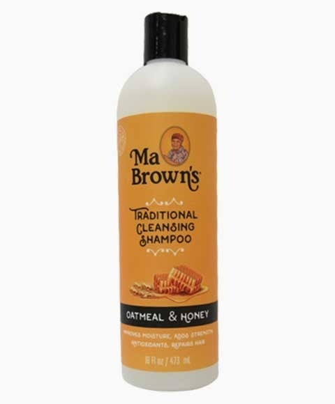 Ma Brown’s Traditional Cleansing Shampoo with Oatmeal & Honey  473 ml – Clarifying & Scalp Rejuvenating Shampoo