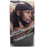 MAGIC COLLECTION SUPERSTAR VELVET DEEP WAVE DURAG 4803BLA