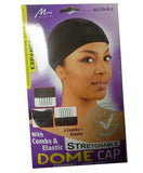 Murry Collection Dome Cap With Combs And Elastic