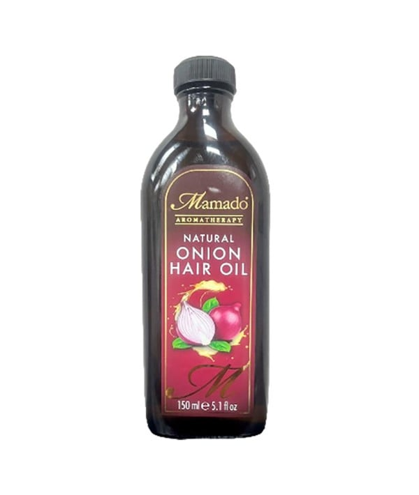Mamado Aromatherapy Natural Onion Hair Oil 150 ml – Strengthen, Stimulate & Nourish