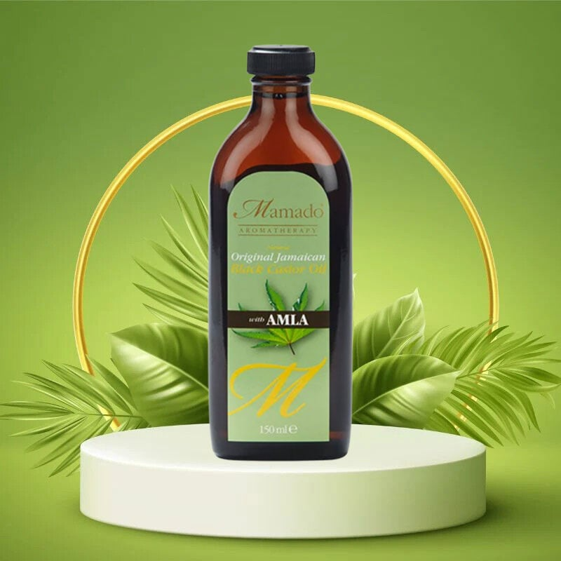 Mamado Aromatherapy Jamaican Black Castor Oil with Amla 150 ml – Hair Growth & Strength Care