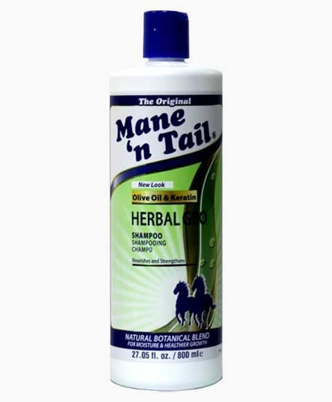 Mane ’n Tail Olive Oil & Keratin Herbal Gro Shampoo 355 ml – Nourishing Strengthening Hair Cleanser