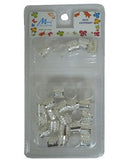 MURRY COLLECTION METAL TUBE CLIP SILVER MA40S