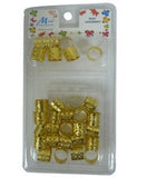 MURRY COLLECTION METAL TUBE CLIP GOLD MC43G