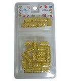 MURRY COLLECTION METAL TUBE CLIP GOLD MC44G