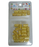 MURRY COLLECTION METAL TUBE CLIP GOLD MC44G - My Hair And beauty