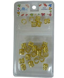 MURRY COLLECTION METAL GOLD WITH STONE BEADS MC45G