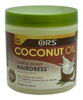 ORS Coconut Oil Hair & Scalp Hairdress 156 g – Moisturising Treatment for Soft Hair & Healthy Scalp