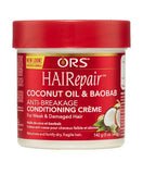 ORS HAIREPAIR COCONUT OIL AND BAOBAB ANTI BREAKAGE CREME - My Hair And beauty