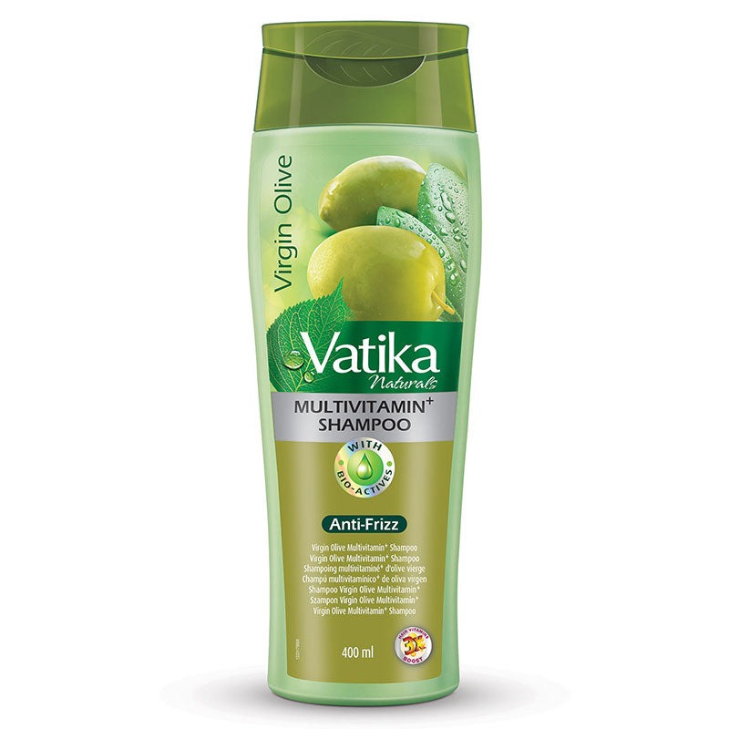Vatika Naturals Olive Multivitamin+ Shampoo 400ml – Anti-Frizz Shine Care Cleanser