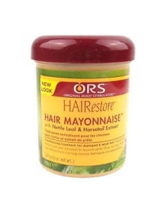 ORS HAIRestore Hair Mayonnaise with Nettle Leaf & Horsetail Extract 227 g – Intensive Conditioning Treatment for Damaged Hair