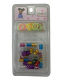 BEAD KIT HAIR ACCESSORIES METAL BEADS BD004 MULTI COLORS