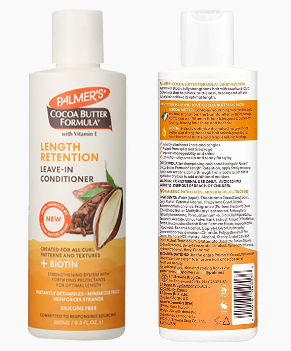 Palmer’s Cocoa Butter Formula Length Retention Leave-In Conditioner with Biotin 250 ml – Strength & Manageability