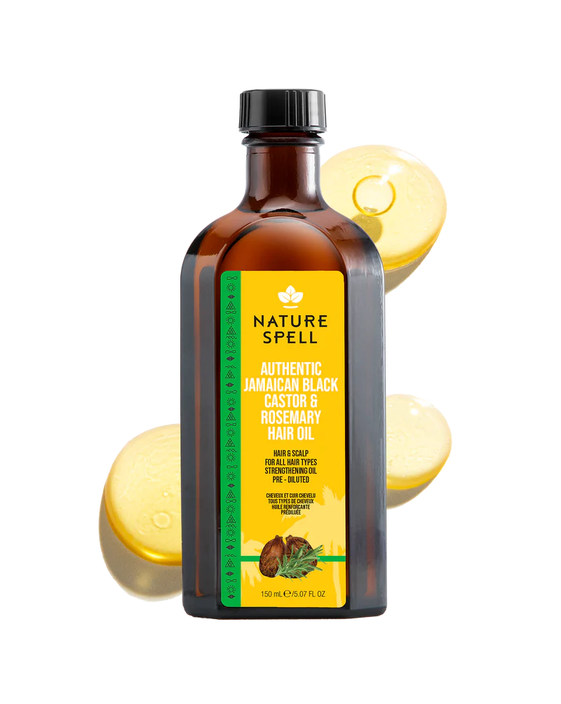 Nature Spell Rosemary with Jamaican Black Castor Oil – Hair & Skin Nourishing Oil