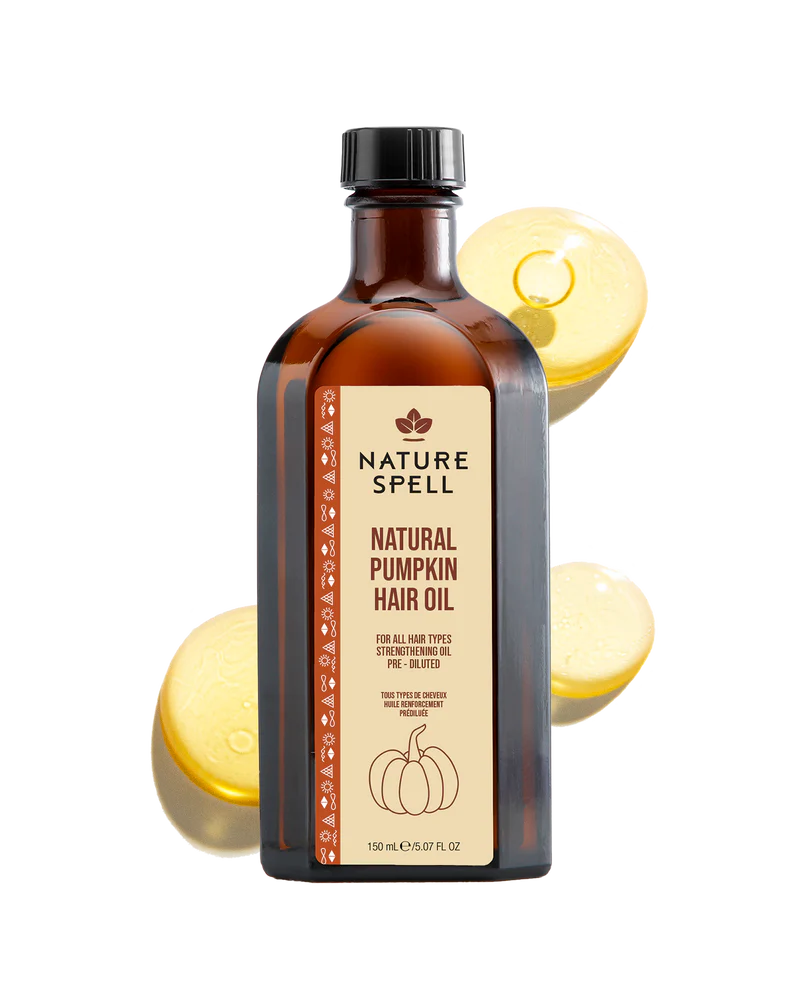 Nature Spell Pumpkin Oil for Hair & Body – Nourish & Hydrate