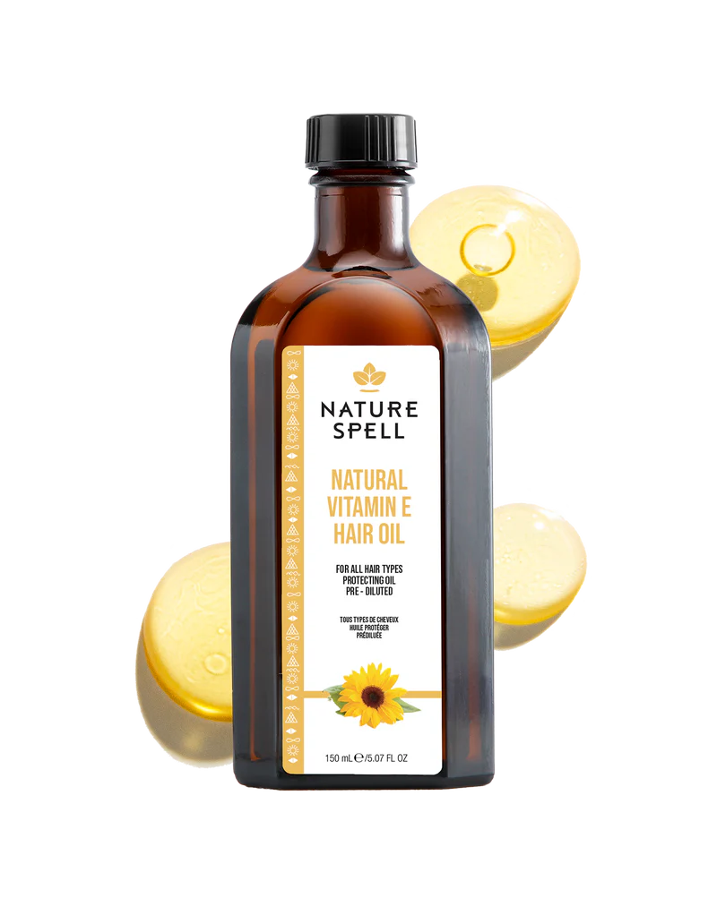 Nature Spell Vitamin E Oil for Hair & Skin – Nourish & Protect