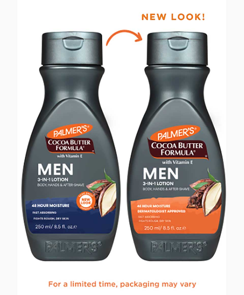 Palmer’s Cocoa Butter Formula Men 3-in-1 Lotion with Vitamin E 250 ml – Body, Hands & After-Shave Care